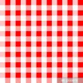 Nappe Vichy TNT 1.20x25m blanche et rouge
